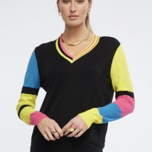 Zaket & Plover - Cricket Jumper in Black (ZP6138)