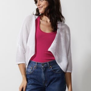 Zaket & Plover - Ottoman Shrug ZP6602 in White (SOLD OUT)