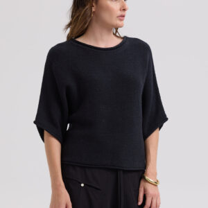 LD & Co - Textured Jumper in Black (LC7764) (SOLD OUT)