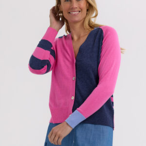 Zaket & Plover - Split Cardi ZP7704 in Pink